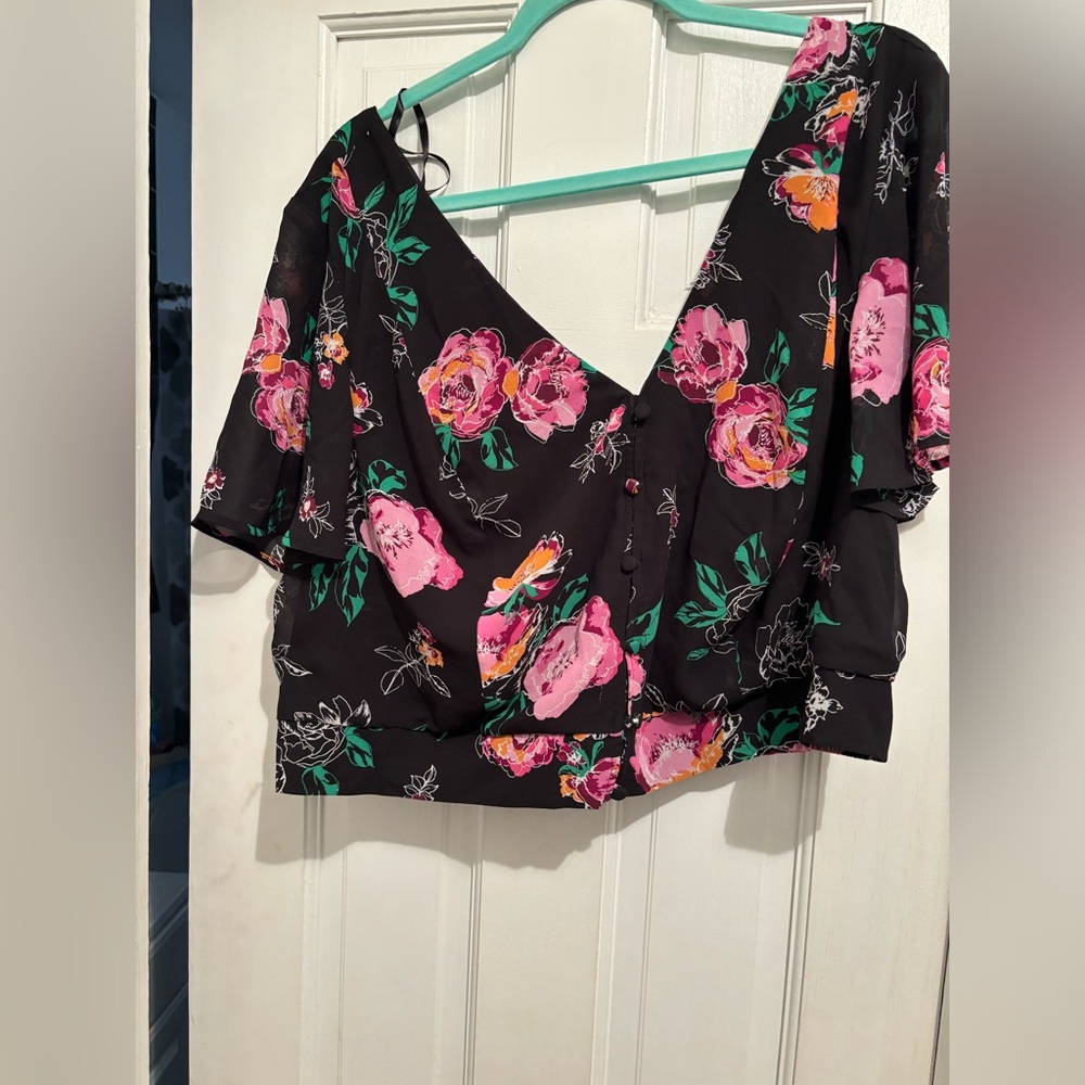 Torrid Floral Crop Top